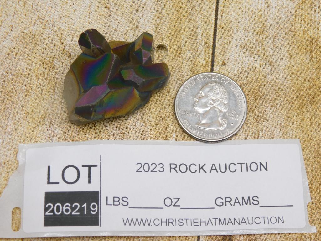 TITANIUM AMETHYST PENDANT