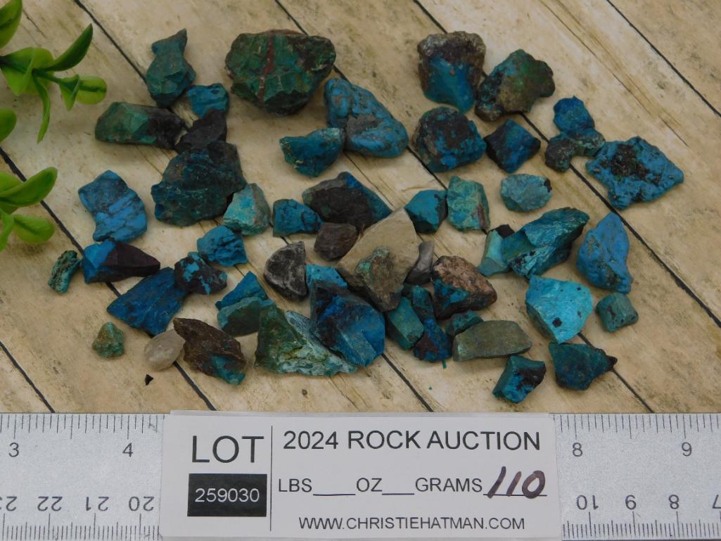 CHRYSOCOLLA ROUGH LOT