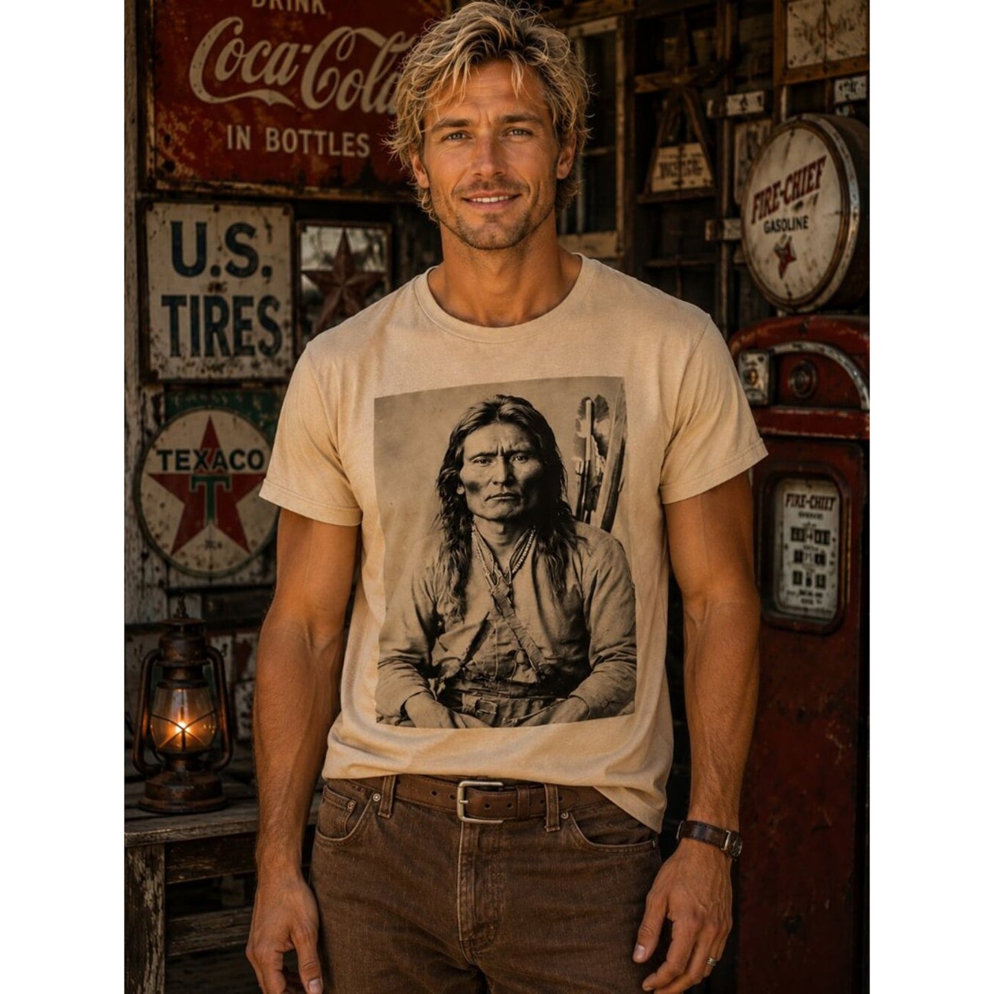 Frontier Legacy Vintage Tee HATMAN ORIGINALS VINTAGE STYLE T SHIRT TEE