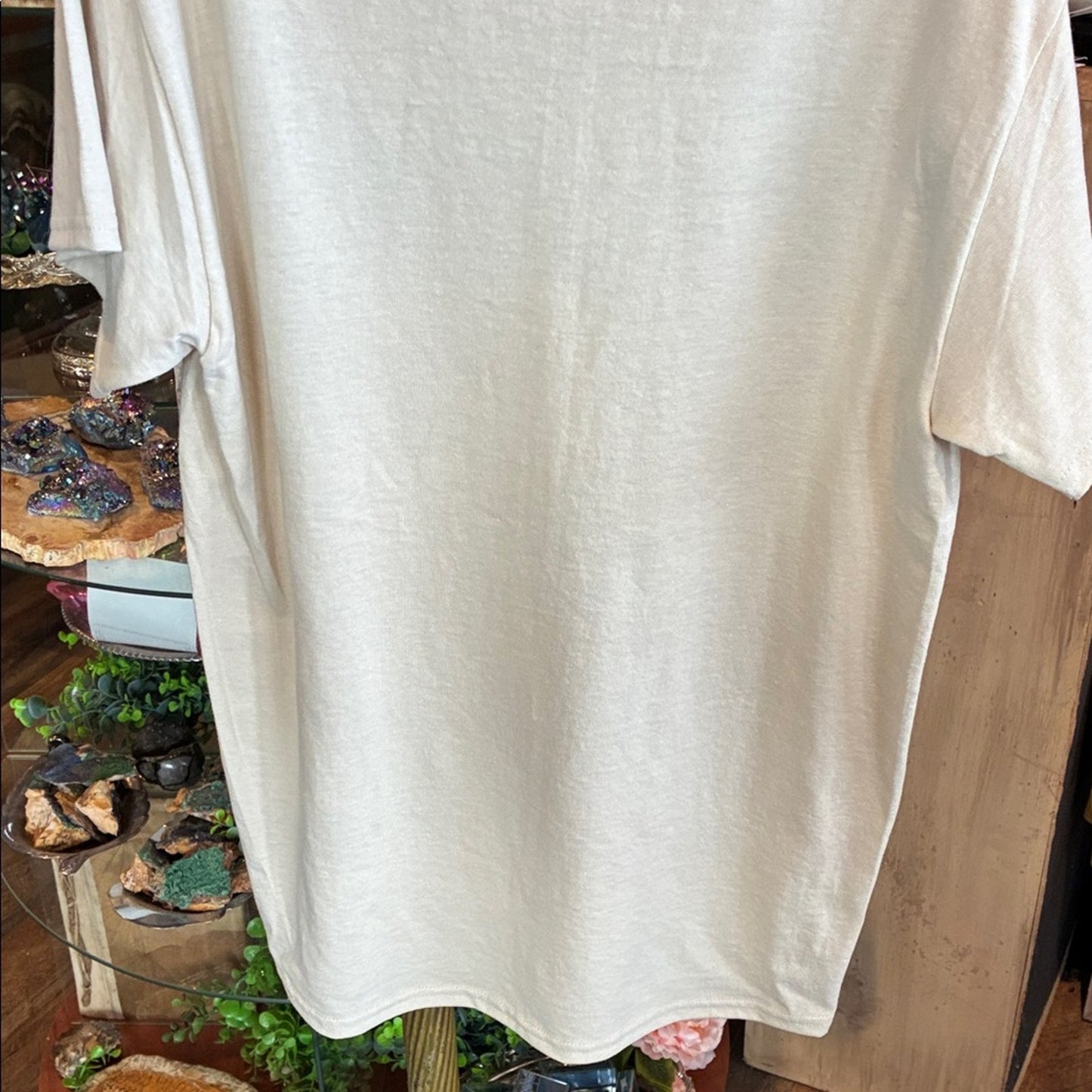 Thrift Store Vintage Graphic Short Sleeve Tee - Cream