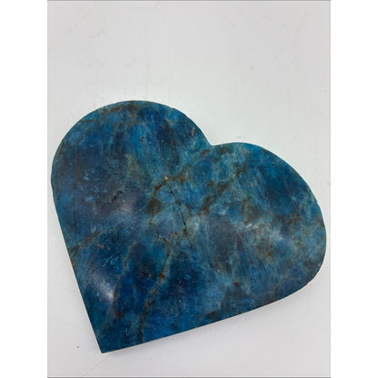 Blue Heart Shaped Stone Decorative Accent Rock