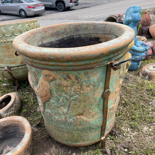 #153, Large Multi Color planter pot