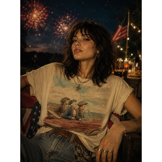 America 250 Founding Fathers Road Trip Tee Hatman's original luxury Tee