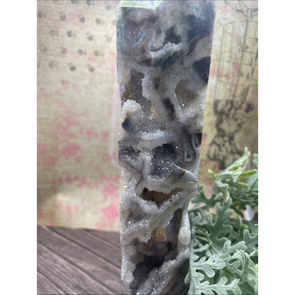 Large Rock Crystal Point Pair Home Art