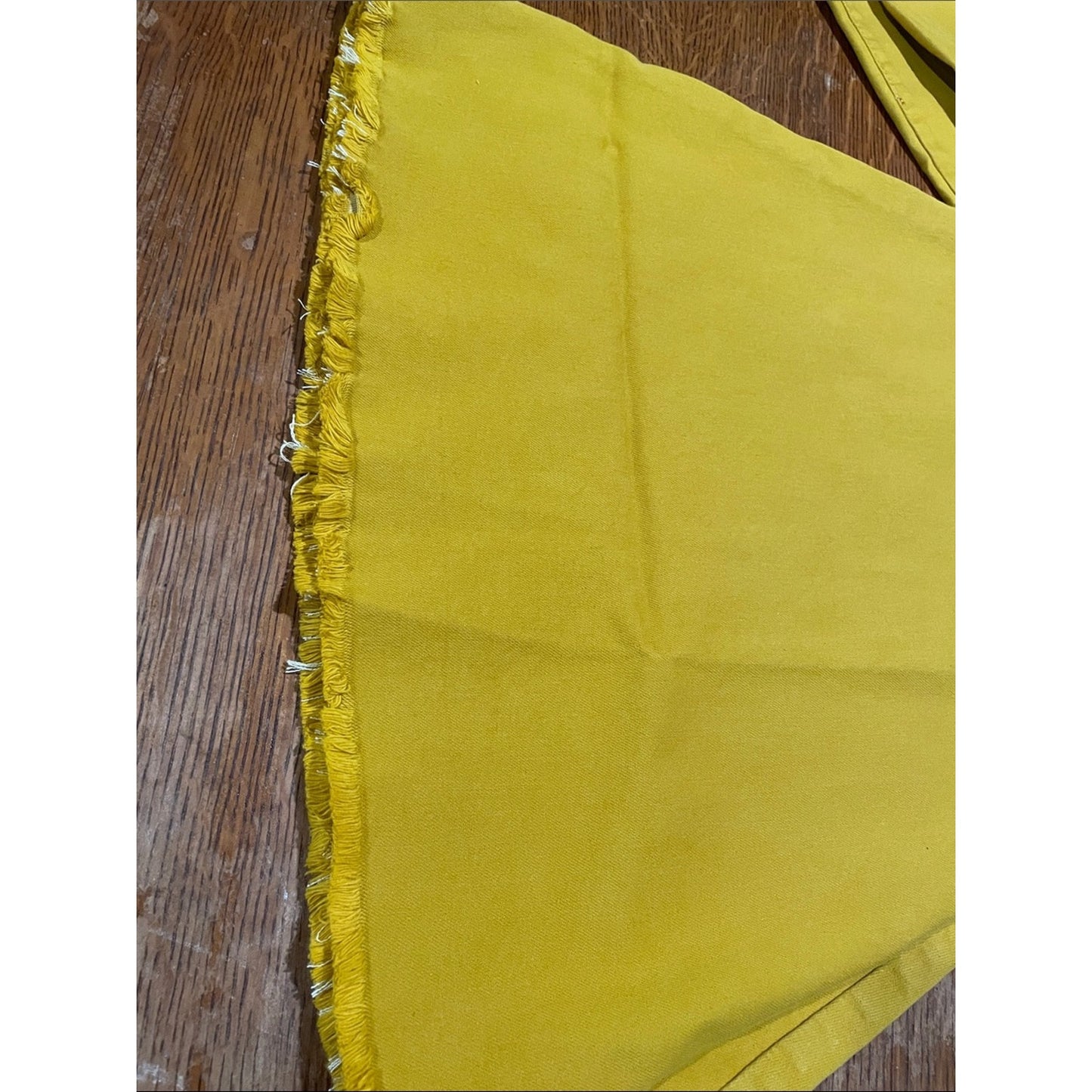 Folk Mustard Yellow Wide Leg Flare Jeans plus size