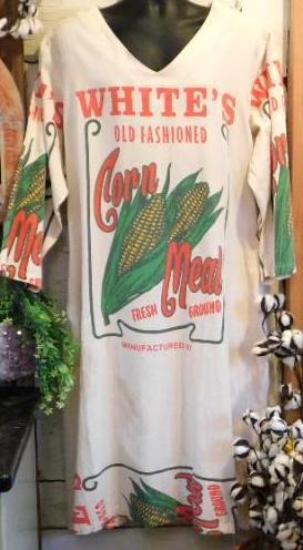 White's Old Fashioned Corn Meal Flour Sack Dress