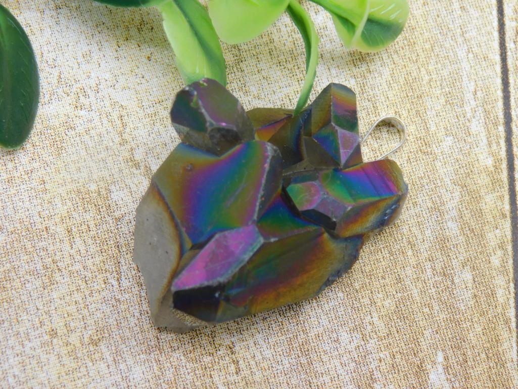 TITANIUM AMETHYST PENDANT