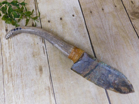 STONE AND ANTLER TOOL ARTIFACT