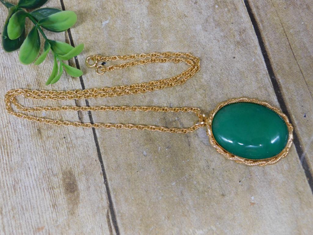 AVENTURINE NECKLACE ROCK STONE LAPIDARY SPECIMEN