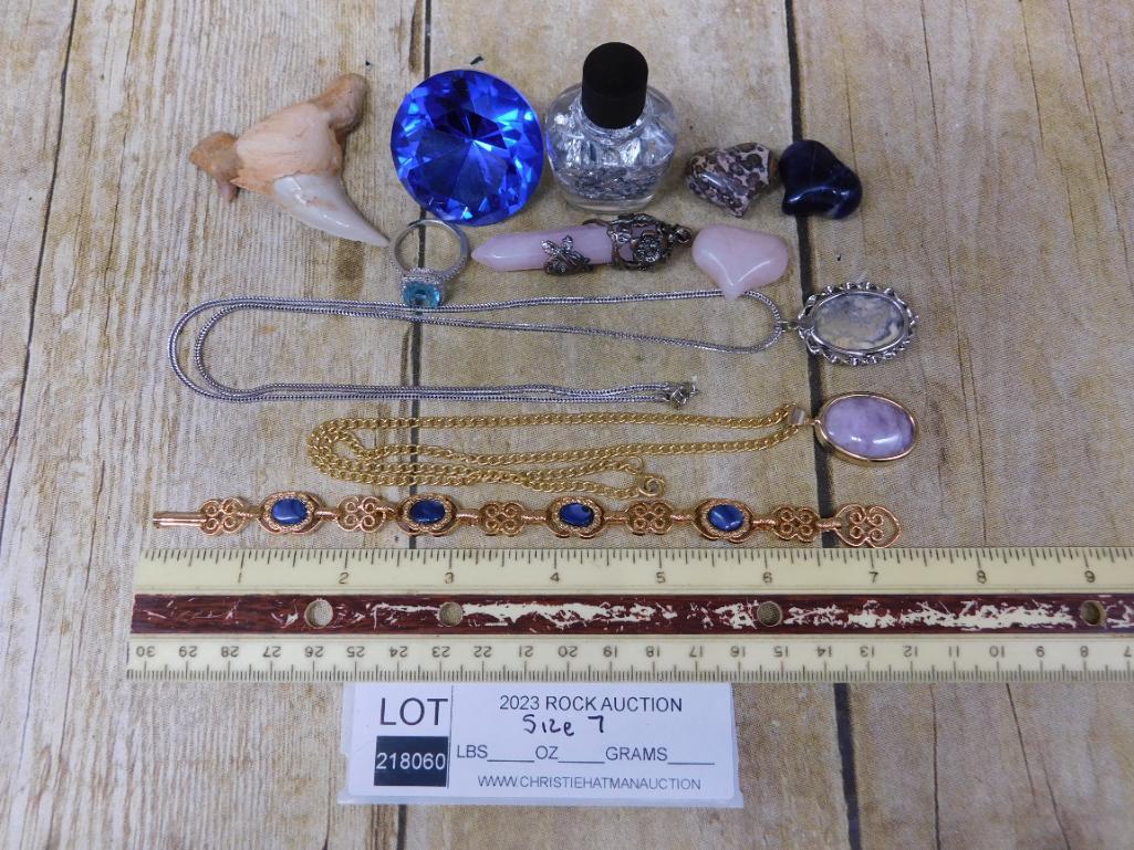 MIXED LOT ROCK STONE LAPIDARY SPECIMEN