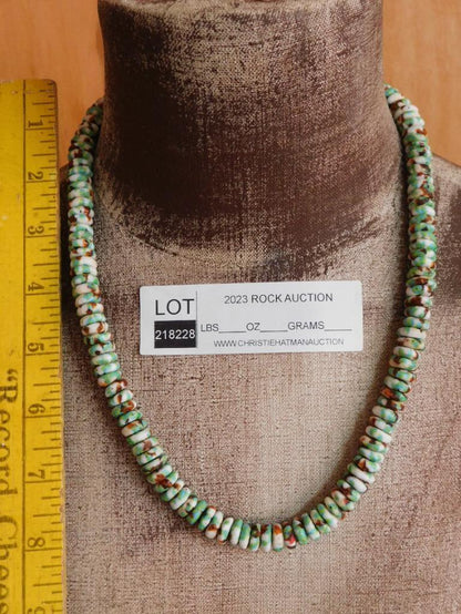 AFRICAN TRADE BEADS ROCK STONE LAPIDARY SPECIMEN