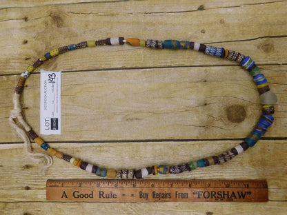 AFRICAN TRADE BEADS ROCK STONE LAPIDARY SPECIMEN