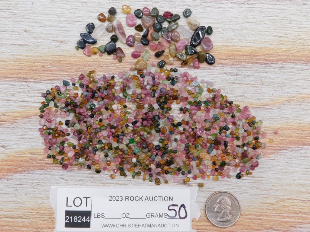 TOURMALINE ROCK STONE LAPIDARY SPECIMEN