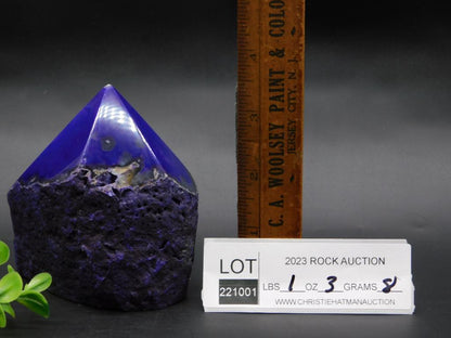 Stone Point Roc AGATE POINT ROCK STONE LAPIDARY SPECIMEN – Col. Christie Hatman, Auctioneer