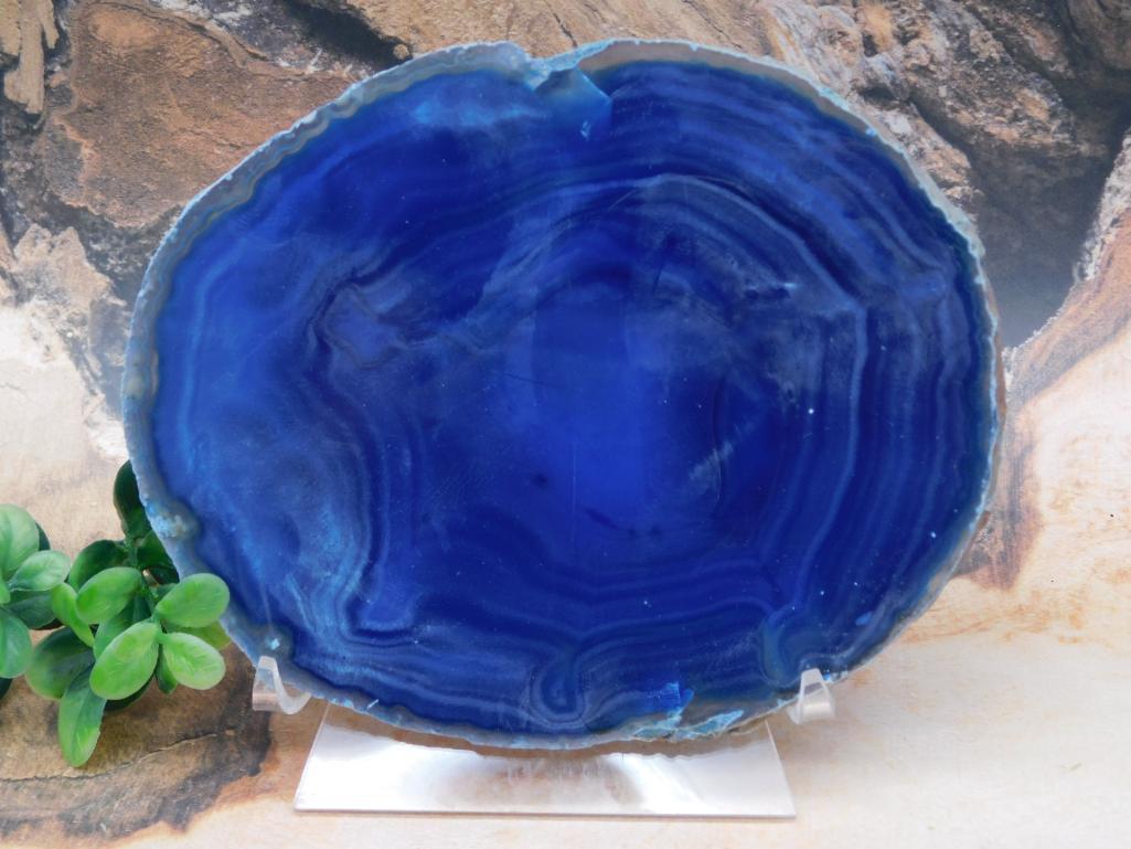 AGATE SLICE ROCK STONE LAPIDARY SPECIMEN