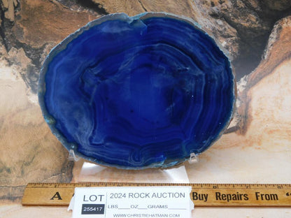 AGATE SLICE ROCK STONE LAPIDARY SPECIMEN