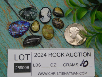 MIXED STONE CABOCHON LOT