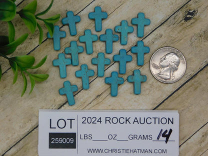 GENUINE STONE CROSS BEADS