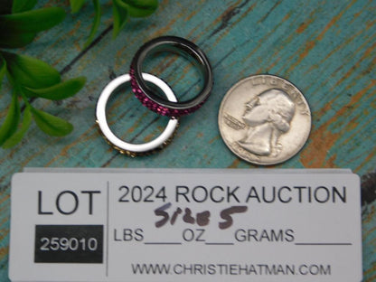 FASHION RINGS PINK AND YELLOW