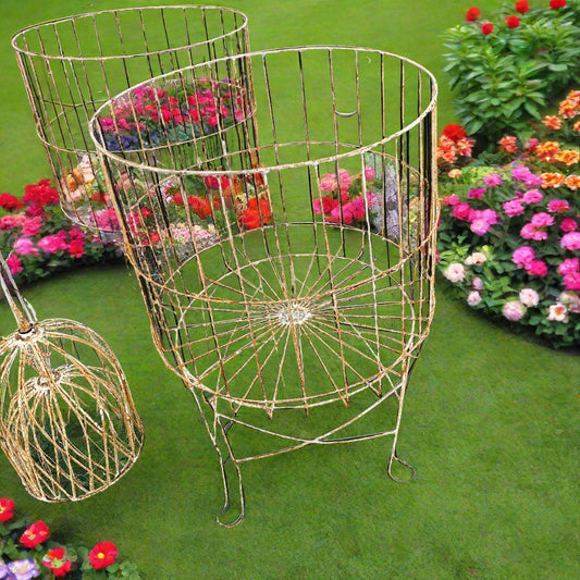 #122, Large iron planter