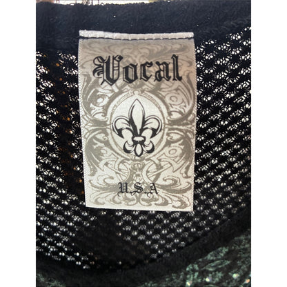 Vocal Black Knit Top with Teal Dreamcatcher Graphic
