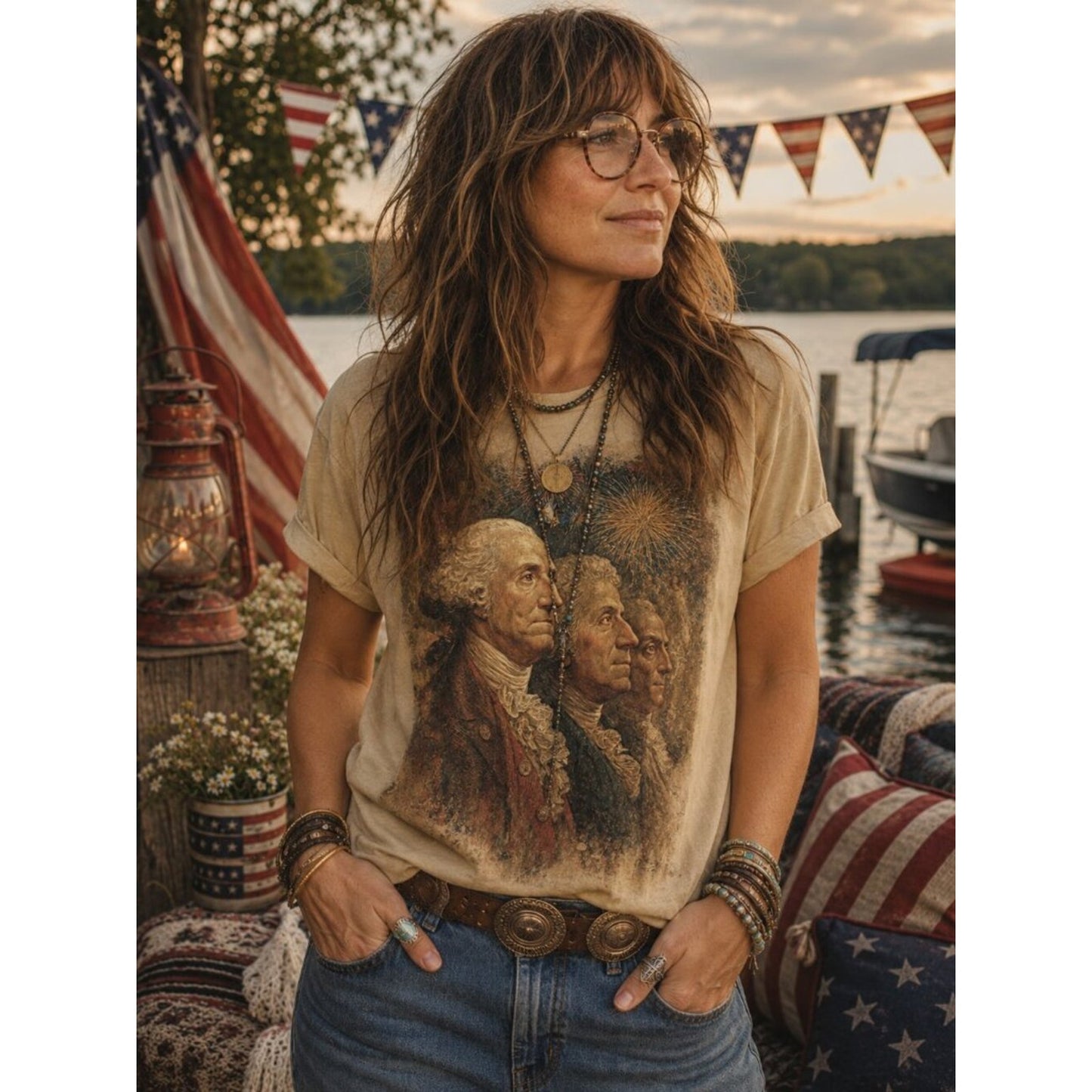 Celebrate America's Heritage with Hatman's Original Luxury Tee