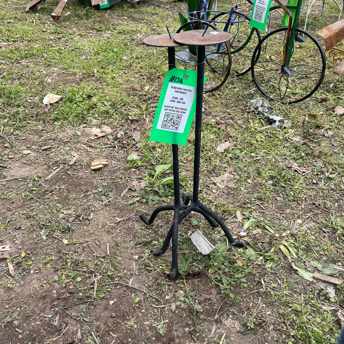 #138, Candle stick holder