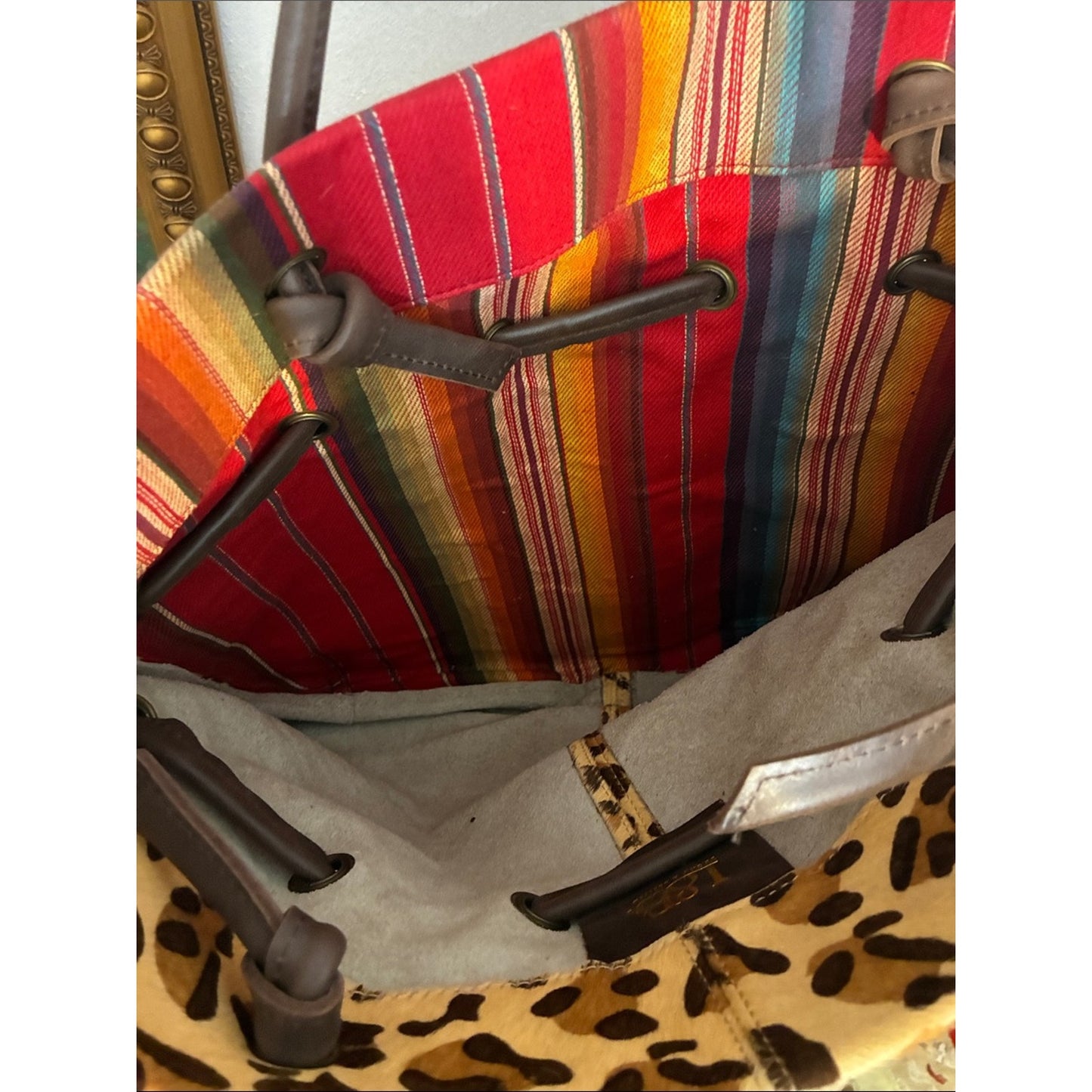 Striped Multicolor Tote American Concealed Carry