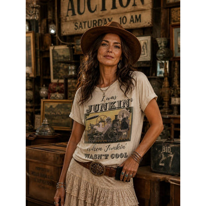 "JUNKIN' WHEN JUNKIN' WASN'T COOL" T-Shirt