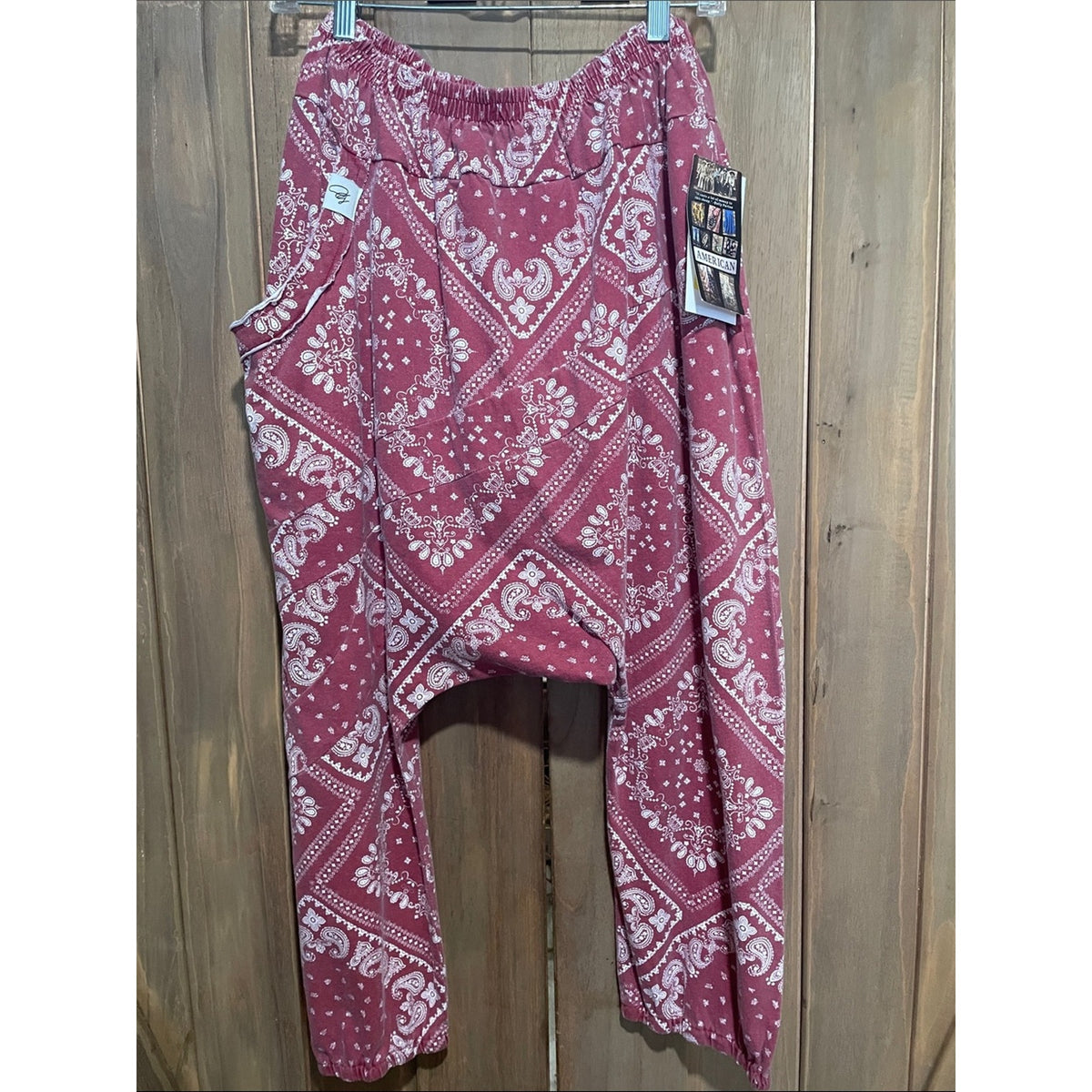 Stretchy boho Harlem capri pant