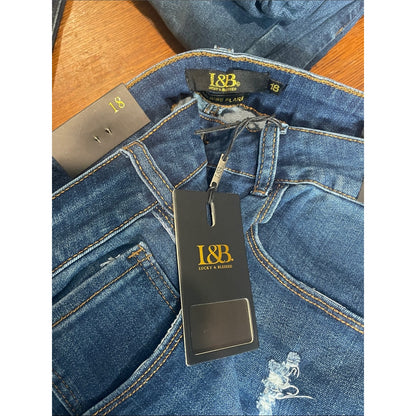 bulk purchase 20 pairs- Plus size Lucky Brand Blue Distressed Denim Jeans