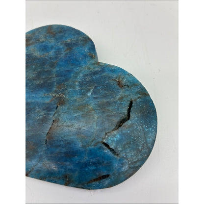 Blue Heart Shaped Stone Decorative Accent Rock