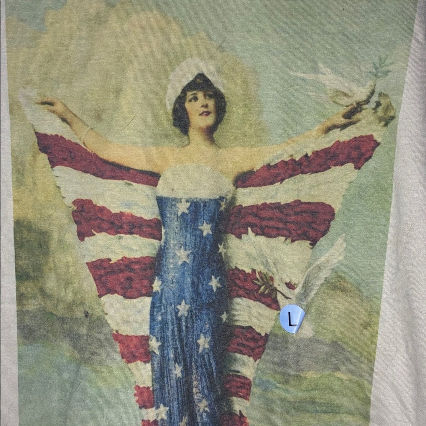 Hatman originals Americana, Miss liberty T-shirt 008 TEE