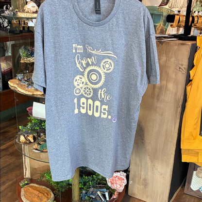 Vintage-Inspired “I’m From the 1900s” Graph