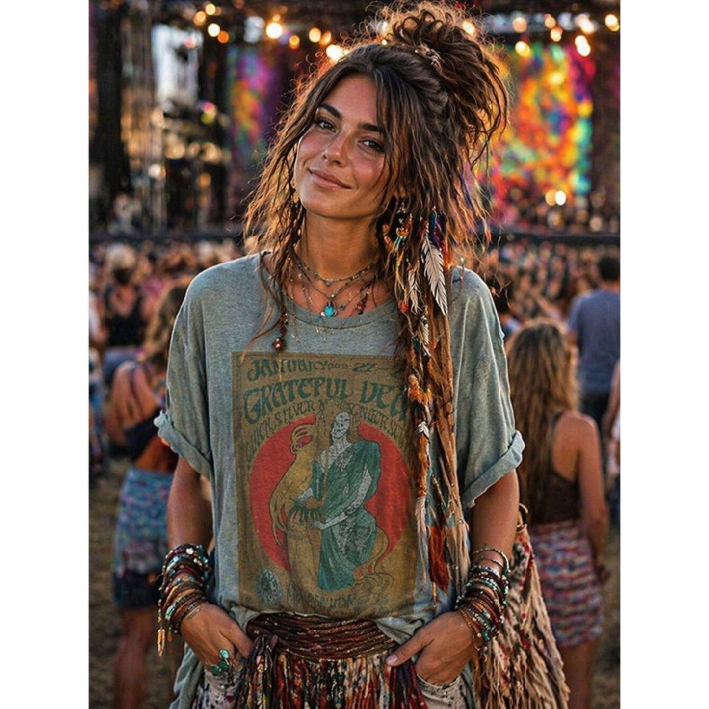 Grateful Dead Graphic Band Tee • Vintage-Style Concert T-Shirt • Unisex