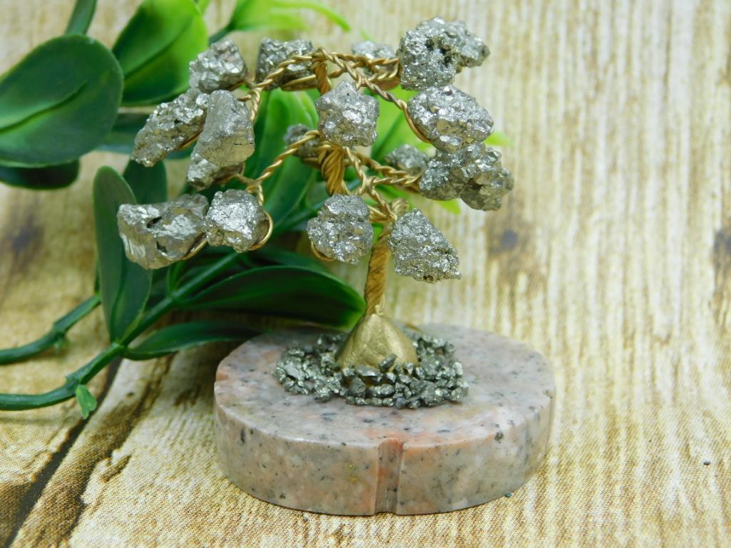 PYRITE TREE ROCK STONE LAPIDARY SPECIMEN