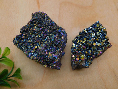 TITANIUM AMETHYST ROCK STONE LAPIDARY SPECIMEN