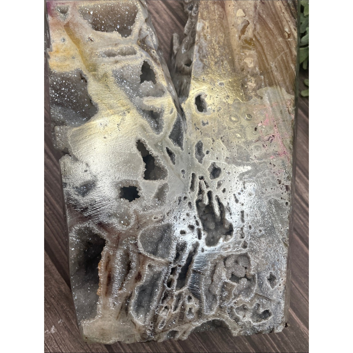 Large Rock Crystal Point Pair Home Art