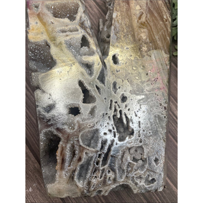 Large Rock Crystal Point Pair Home Art