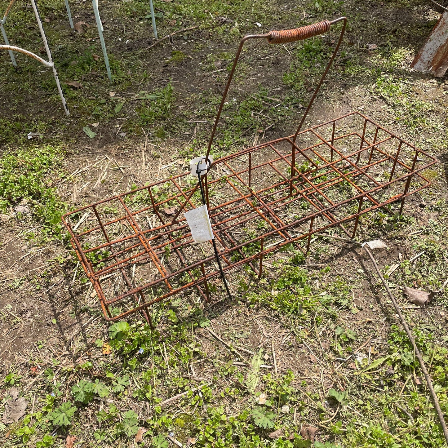 #143, Metal basket