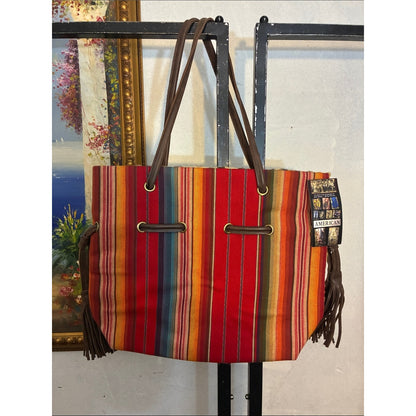Striped Multicolor Tote American Concealed Carry
