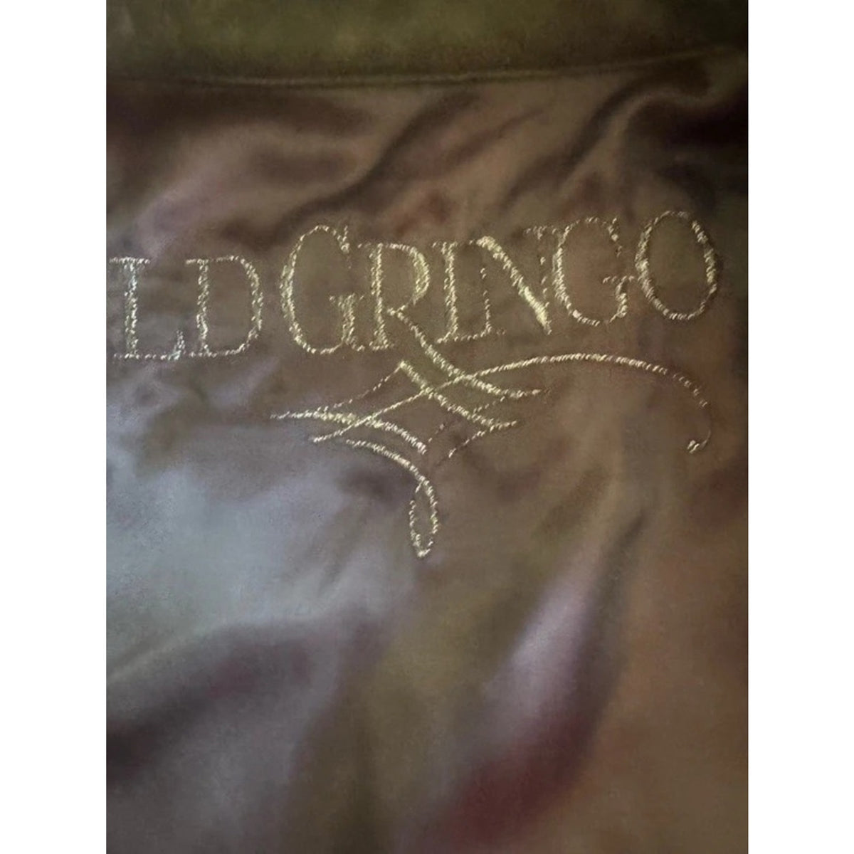 Old Gringo Studded Fringe Leather Jacket in Brown Like New