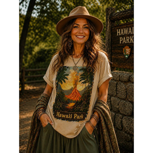 HAWAII PARK HATMAN ORIGINALS VINTAGE STYLE T SHIRT TEE