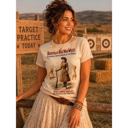 Buffalo Bill’s Wild West Vintage AnnieHATMAN ORIGINALS VINTAGE STYLE T SHIRT TEE