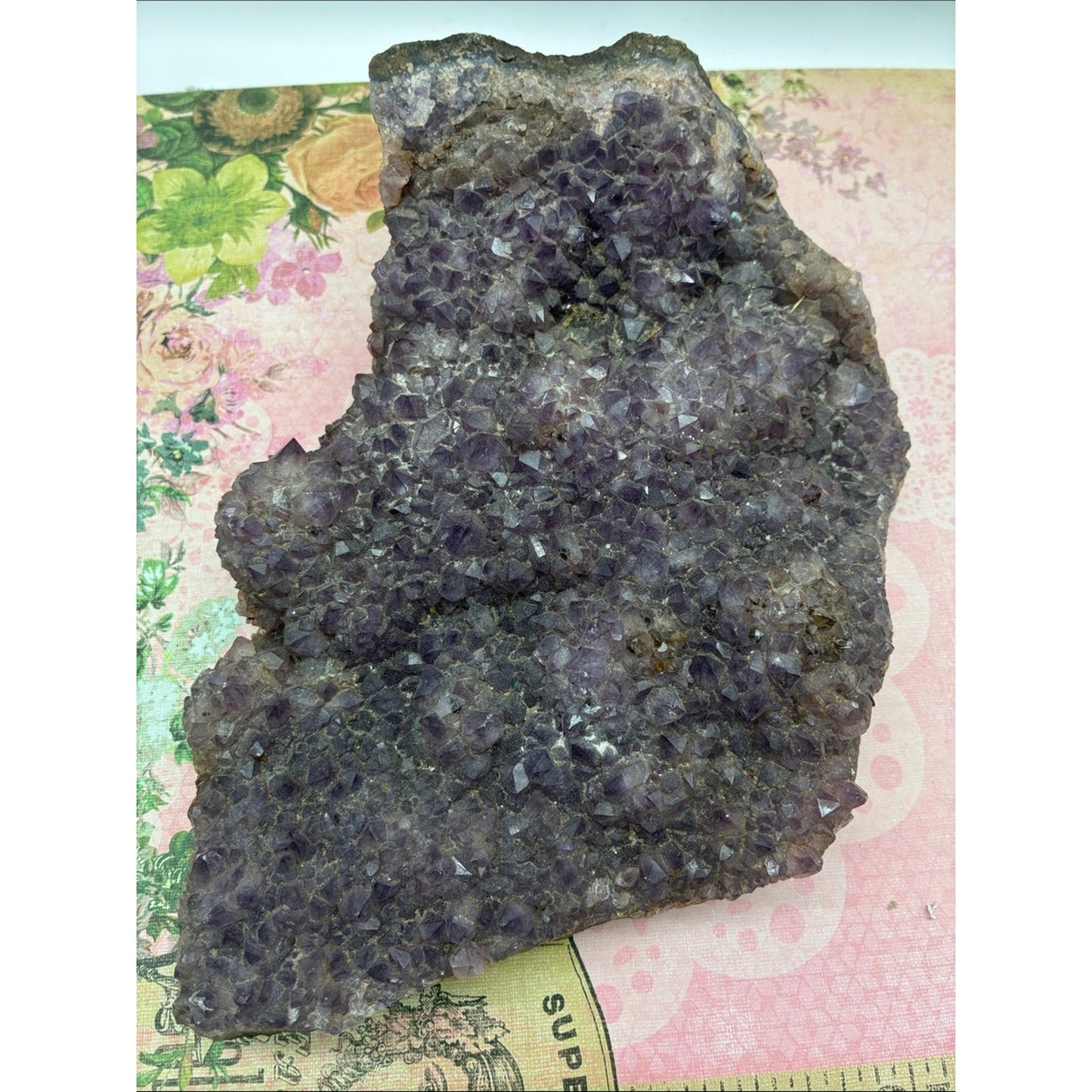 Large Amethyst Crystal Cluster Rock