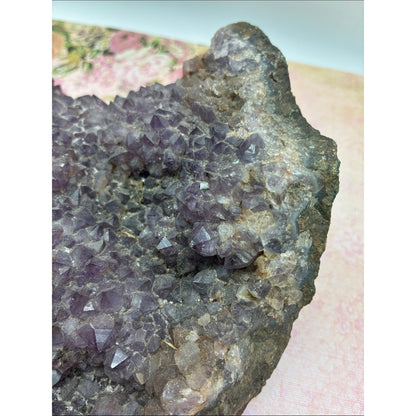 Large Amethyst Crystal Cluster Rock