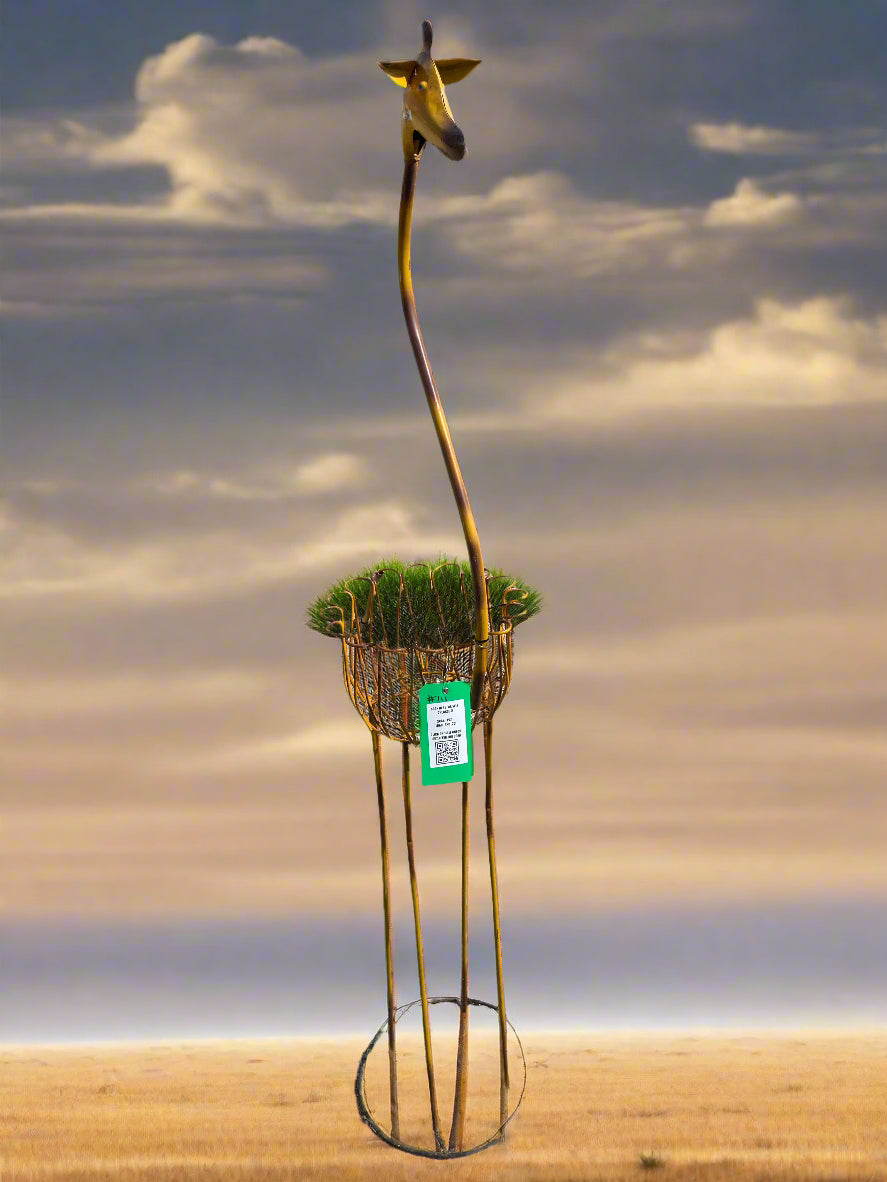 #111,Tall Giraffe Planter