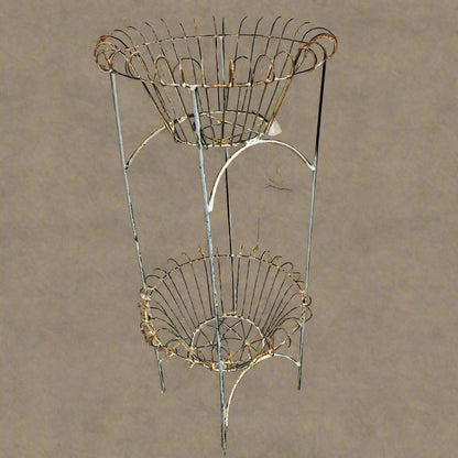#120, Tall iron planter