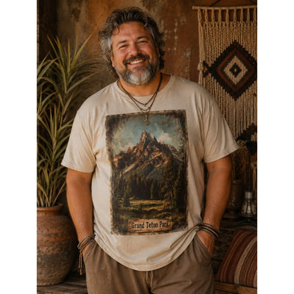 GRAND TETON PARK HATMAN ORIGINALS VINTAGE STYLE T SHIRT TEE