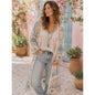 Pastel Crochet Duster Cardigan